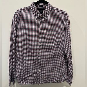J.Crew Slim Fit Button Down Shirt in Red/Blue Plaid - Men’s (L)